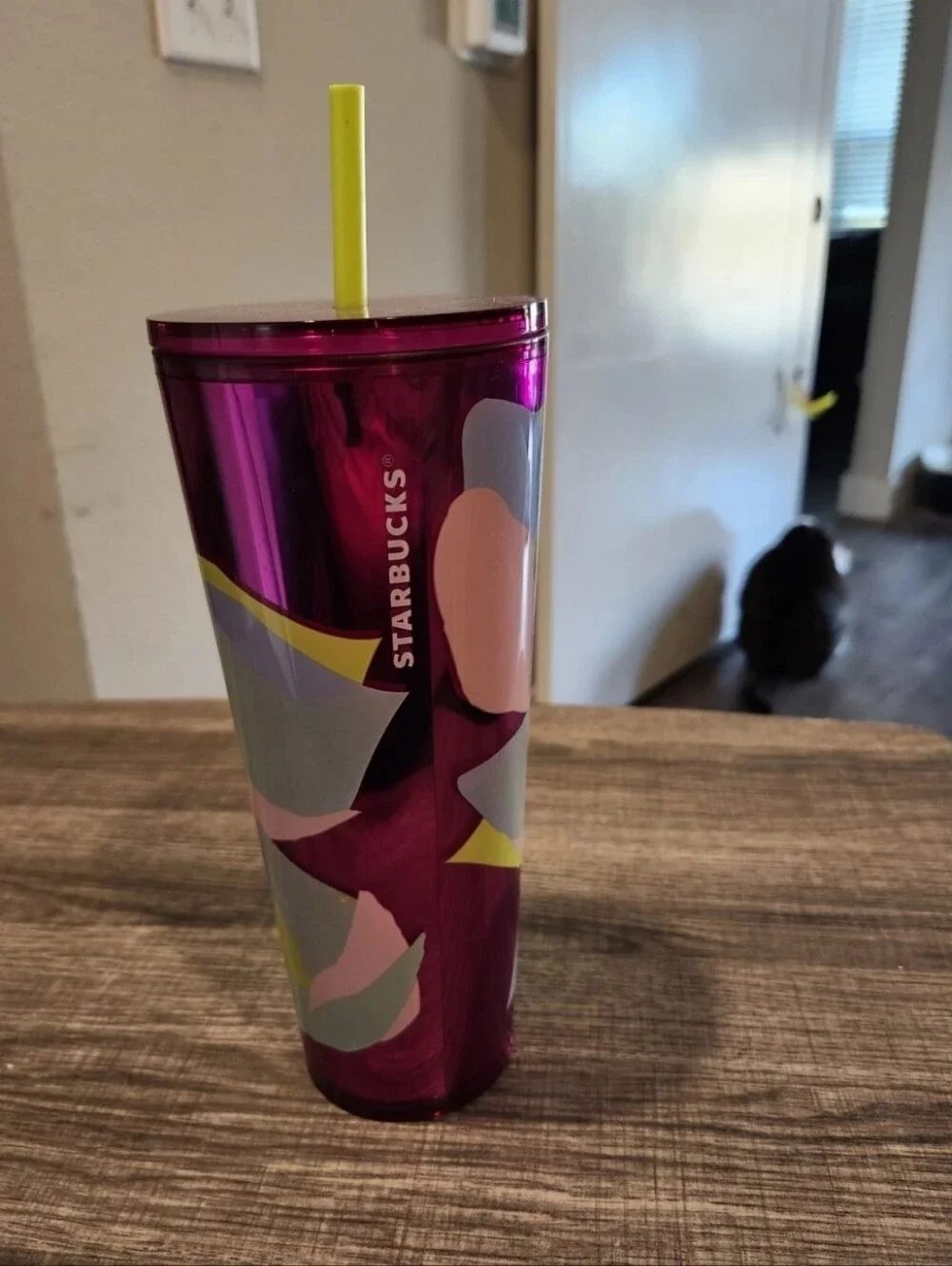 Starbucks 2024 Magenta Dichroic Magnolia 24 Oz Venti Cold Tumbler Spring